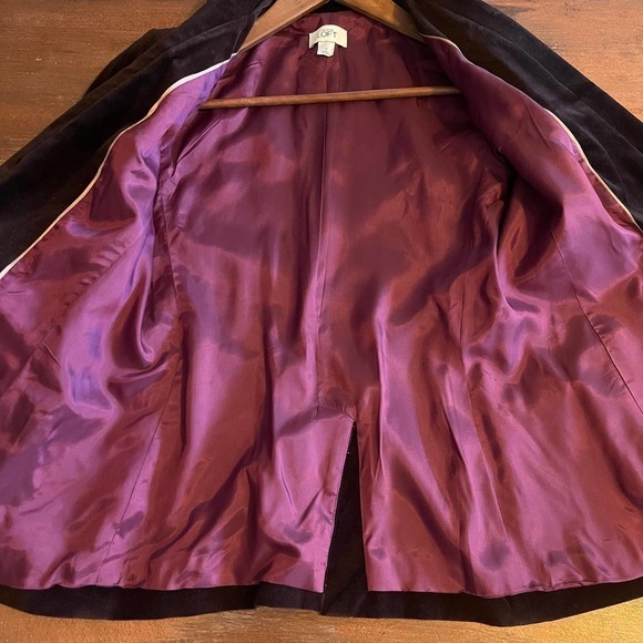 ANN TAYLOR LOFT Women's Velvet Blazer Size 4 - Picture 4 of 11